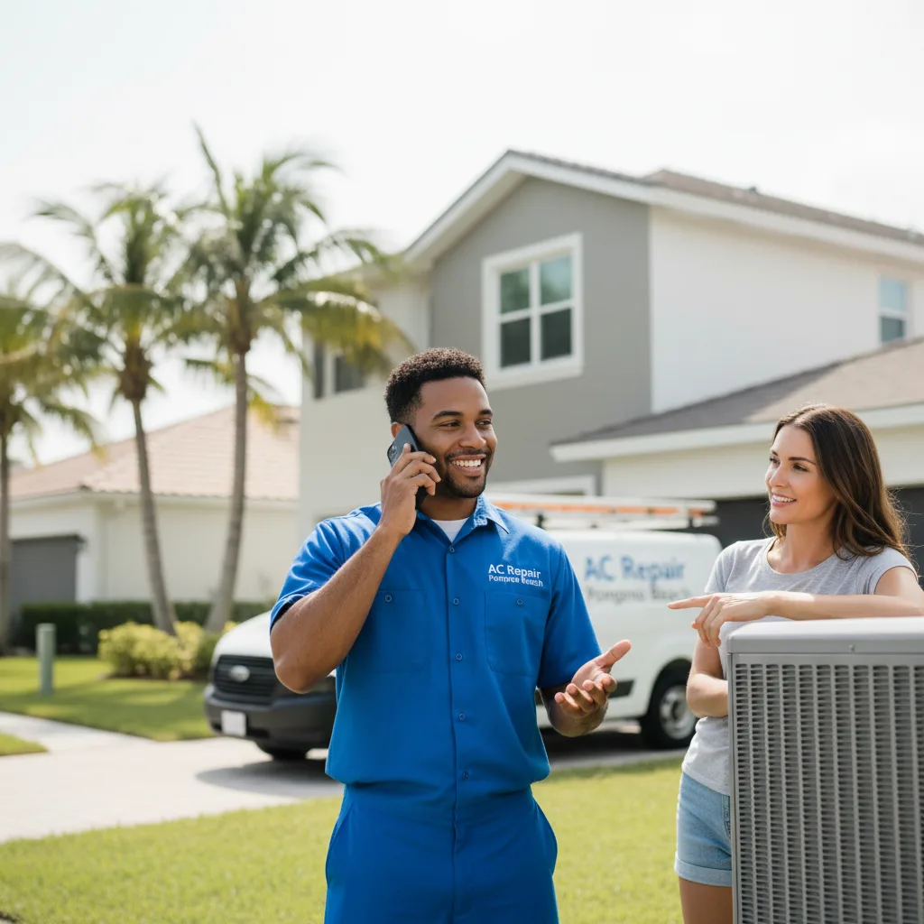 AC Repair Pompano Beach customer support in Rye Brook